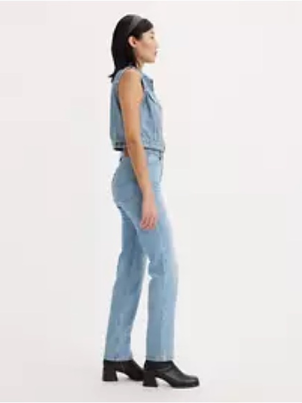 Levi’s 70s High Slim Straight Jeans Light Wash W25 Vintage Fit NEW Condition - Picture 7 of 13